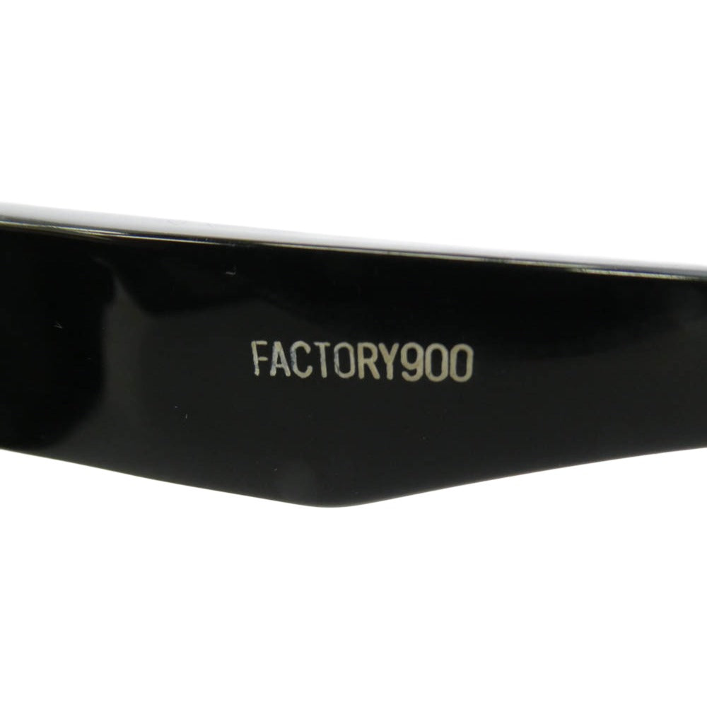 ファクトリー900 FA-134 スクエアレンズシェイプ サングラス 眼鏡 アイウェア フレーム：ブラック系　レンズ：ブラック系 63□13-125【中古】