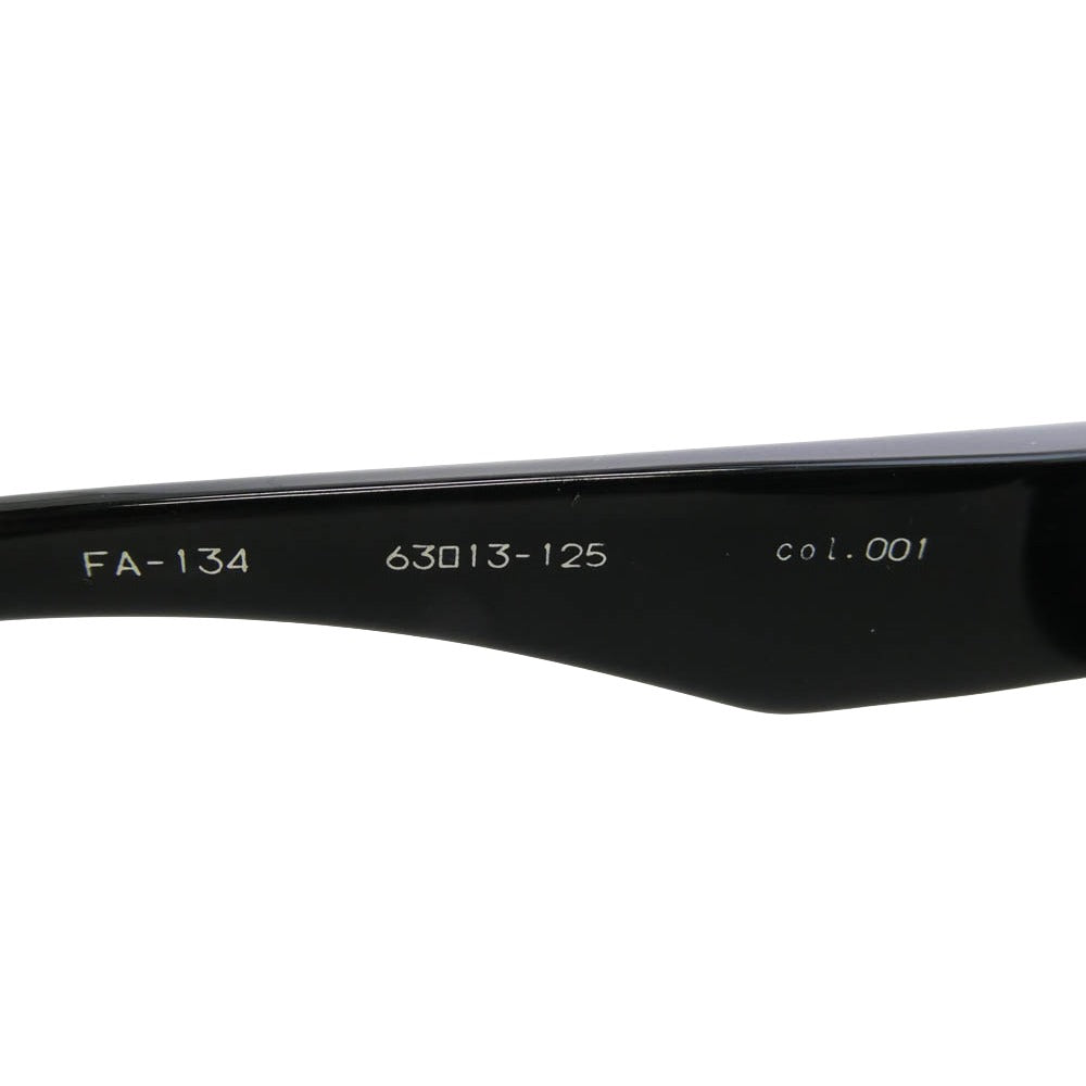 ファクトリー900 FA-134 スクエアレンズシェイプ サングラス 眼鏡 アイウェア フレーム：ブラック系　レンズ：ブラック系 63□13-125【中古】