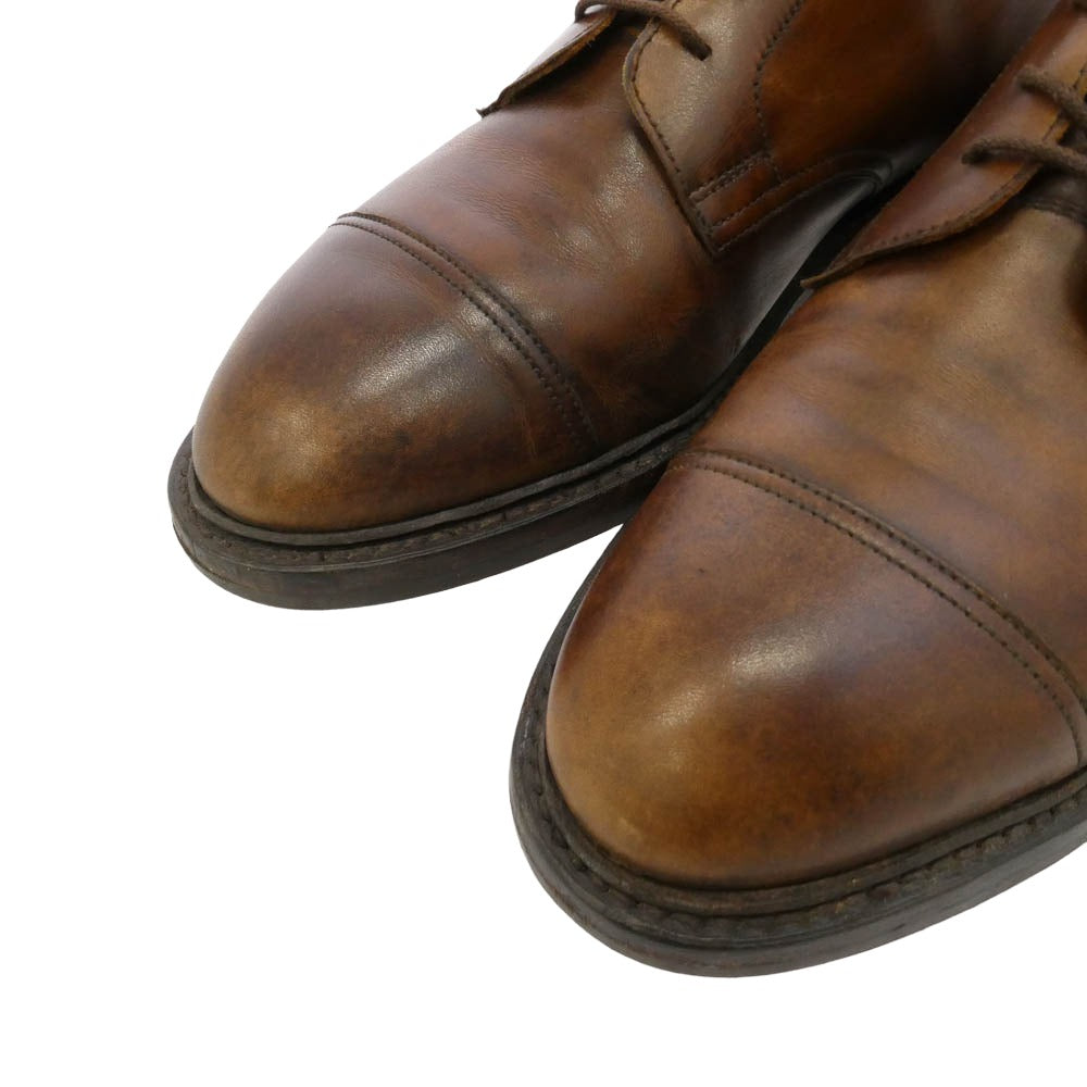 CROCKETT&JONES クロケットアンドジョーンズ 8637 14B CONISTON コニストン レースアップ レザー カントリーブーツ ブラウン系 UK8E【中古】
