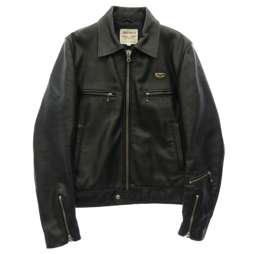 Lewis Leathers ルイスレザー DOMINATOR ドミネーター シングル ライダース レザー ジャケット ブラック系 38【中古】