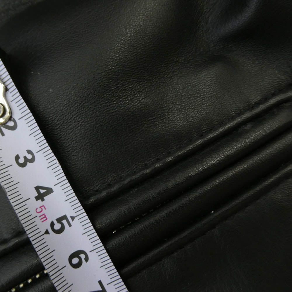 Lewis Leathers ルイスレザー Cyclone サイクロン ダブル ライダース 裏地キルティング レザー ジャケット ブラック系 40【中古】