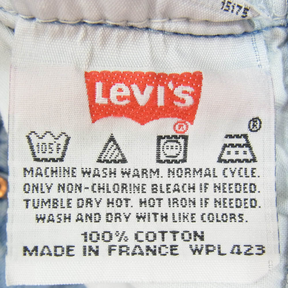 Levi's リーバイス 98年 フランス製 501 トップボタン裏275 レギュラー デニム パンツ ジーンズ インディゴブルー系 36【中古】