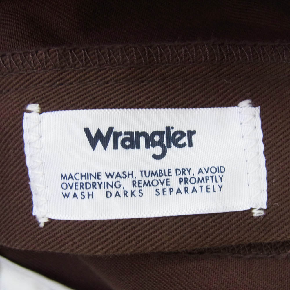 WACKO MARIA ワコマリア Wrangler ラングラー WS0192 × Wrangler WRANCHER DRESS JEANS ラングラー ランチャー ドレス ジーンズ パンツ ブラウン系 XL【中古】