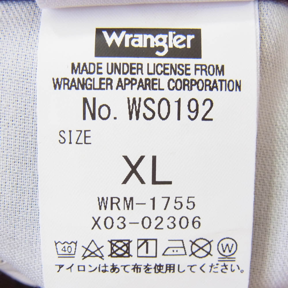 WACKO MARIA ワコマリア Wrangler ラングラー WS0192 × Wrangler WRANCHER DRESS JEANS ラングラー ランチャー ドレス ジーンズ パンツ ブラウン系 XL【中古】