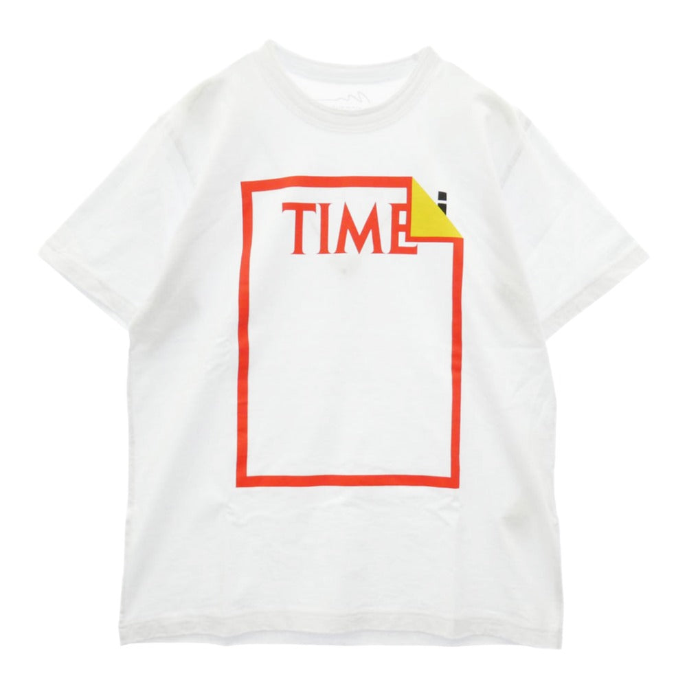 Sacai サカイ 25-01141S × Mungo Thomson Cotton Jersey T-Shirt グラフィック プリント コットン Tシャツ ホワイト系 2【中古】