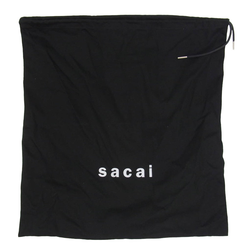 Sacai サカイ S099-01 Padded One Handle Bag パデッド ワンハンドル バッグ レザー ショルダーバッグ ブラック系【中古】