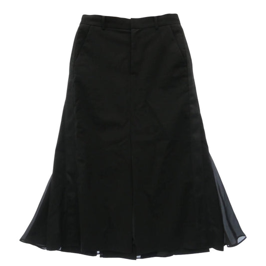 Sacai サカイ 26SS 26-08433 Women's Wool Suiting Skirt ウィメンズ ウール スーチング スカート ブラック系 2【中古】