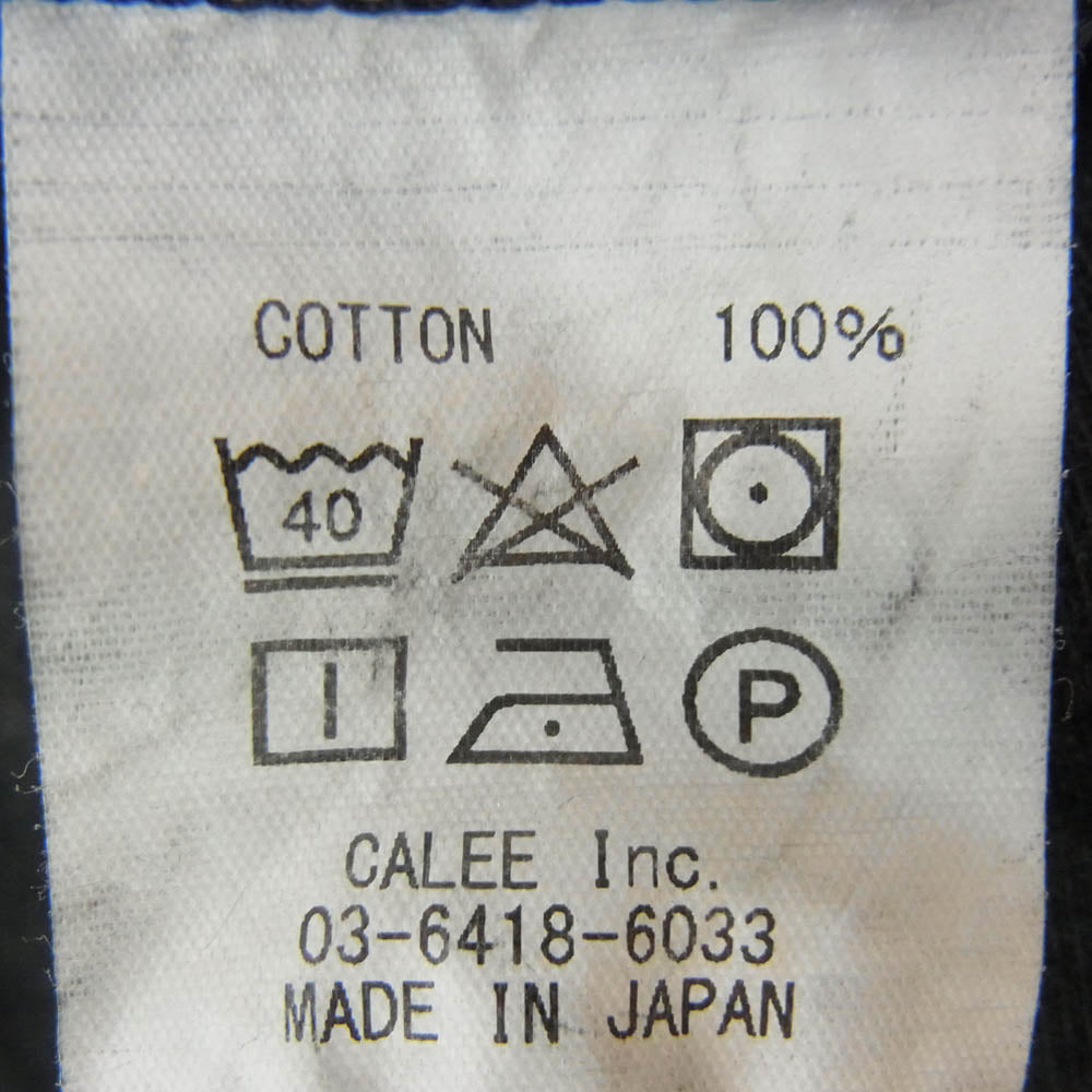 CALEE キャリー 23SS CL-23SS004NT BINDER NECK SYNDICATE RETRO GIRL VINTAGE T-SHIRT グラフィックプリント Tシャツ 半袖カットソー ブラック系 L【中古】