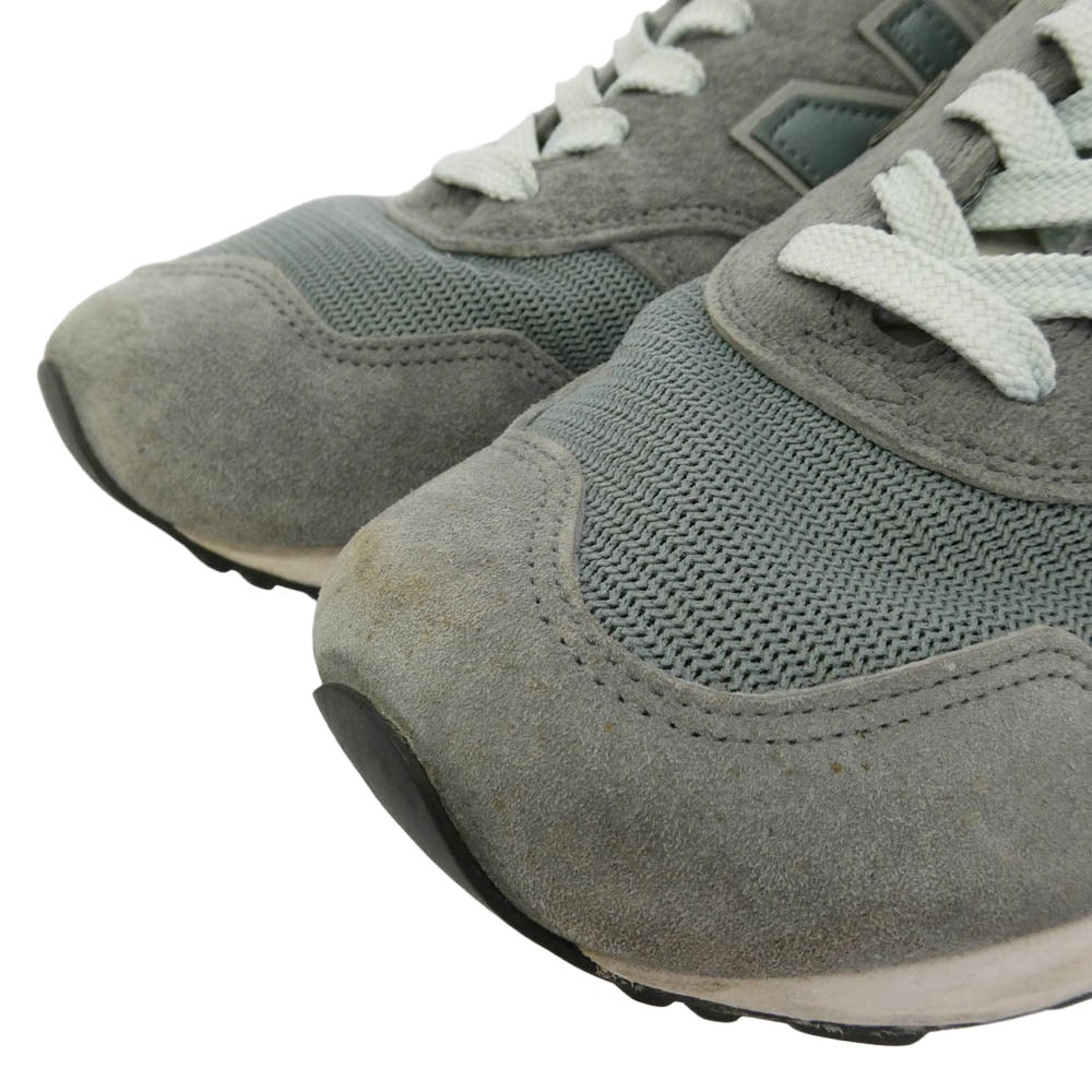 NEW BALANCE ニューバランス M1400SB 1400 Steel Blue スティールブルー スエード メッシュ ローカット スニーカー グレー系 29cm【中古】