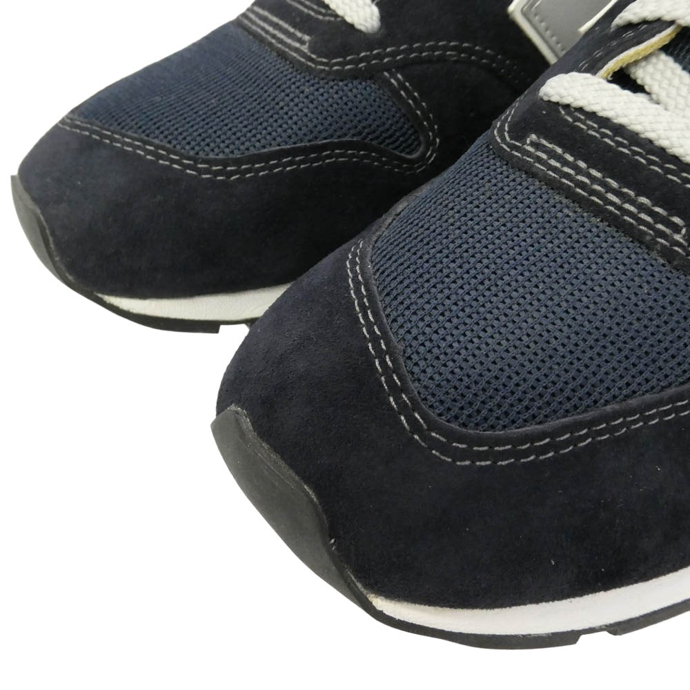 NEW BALANCE ニューバランス CM996BN 996 スエード メッシュ ローカット スニーカー ダークネイビー系 29cm【中古】