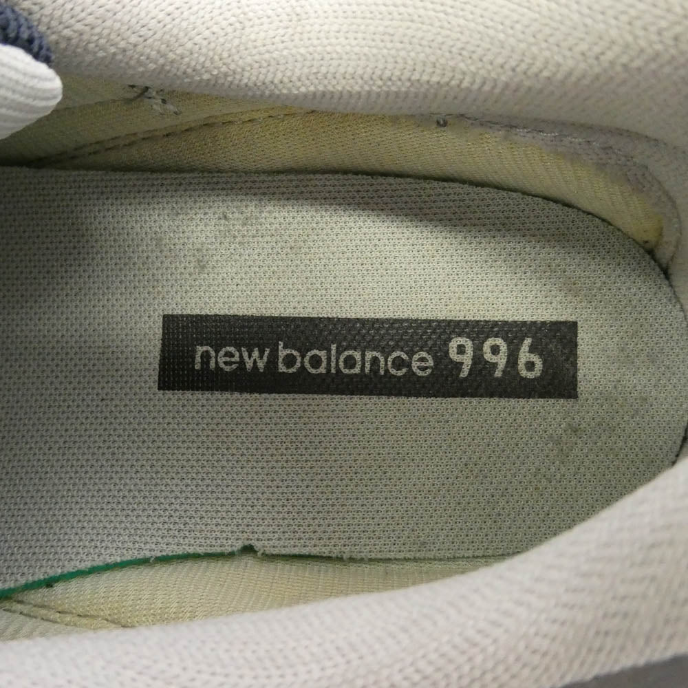 NEW BALANCE ニューバランス CM996BN 996 スエード メッシュ ローカット スニーカー ダークネイビー系 29cm【中古】