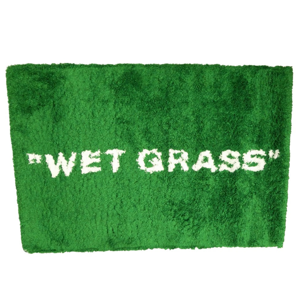 OFF-WHITE オフホワイト ×IKEA イケア MARKERAD WET GRASS Rug マルケラッド ウエット グラス ラグ Free【中古】