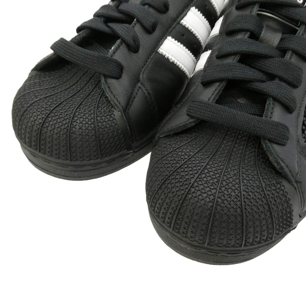 adidas アディダス JH7098 Women's Superstar Core Black ウィメンズ スーパースター コアブラック スニーカー ブラック系 27.5cm【新古品】【未使用】【中古】