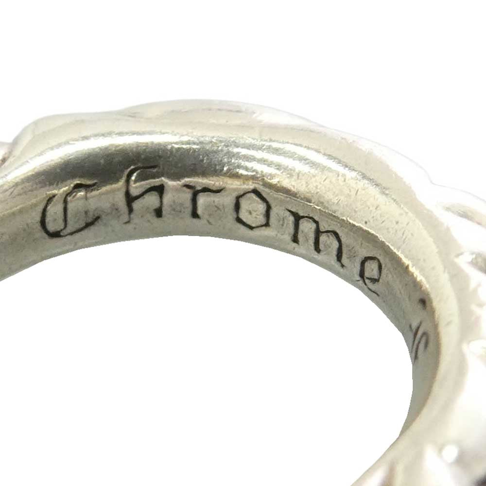 CHROME HEARTS クロムハーツ（原本無） SCRL BAND スクロールバンド リング シルバー系 約6.5号【中古】