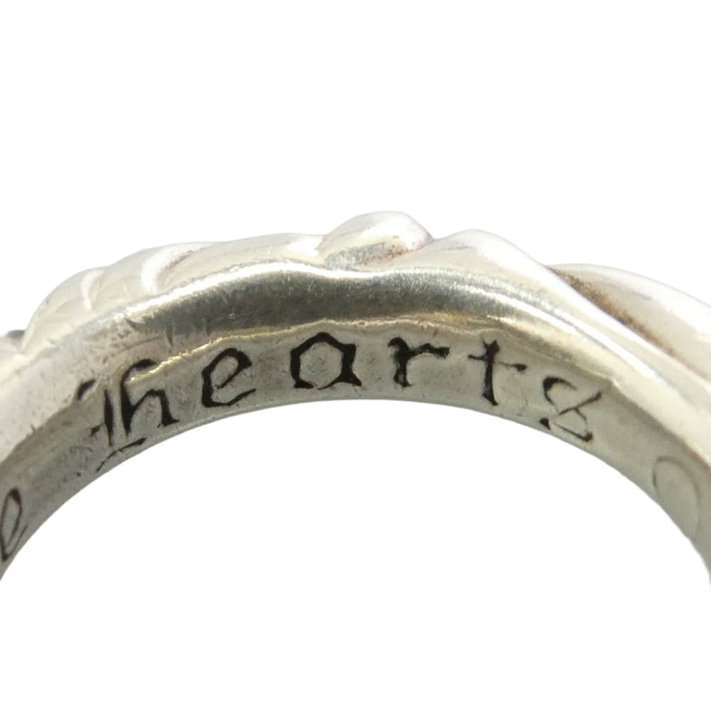CHROME HEARTS クロムハーツ（原本無） SCRL BAND スクロールバンド リング シルバー系 約6.5号【中古】