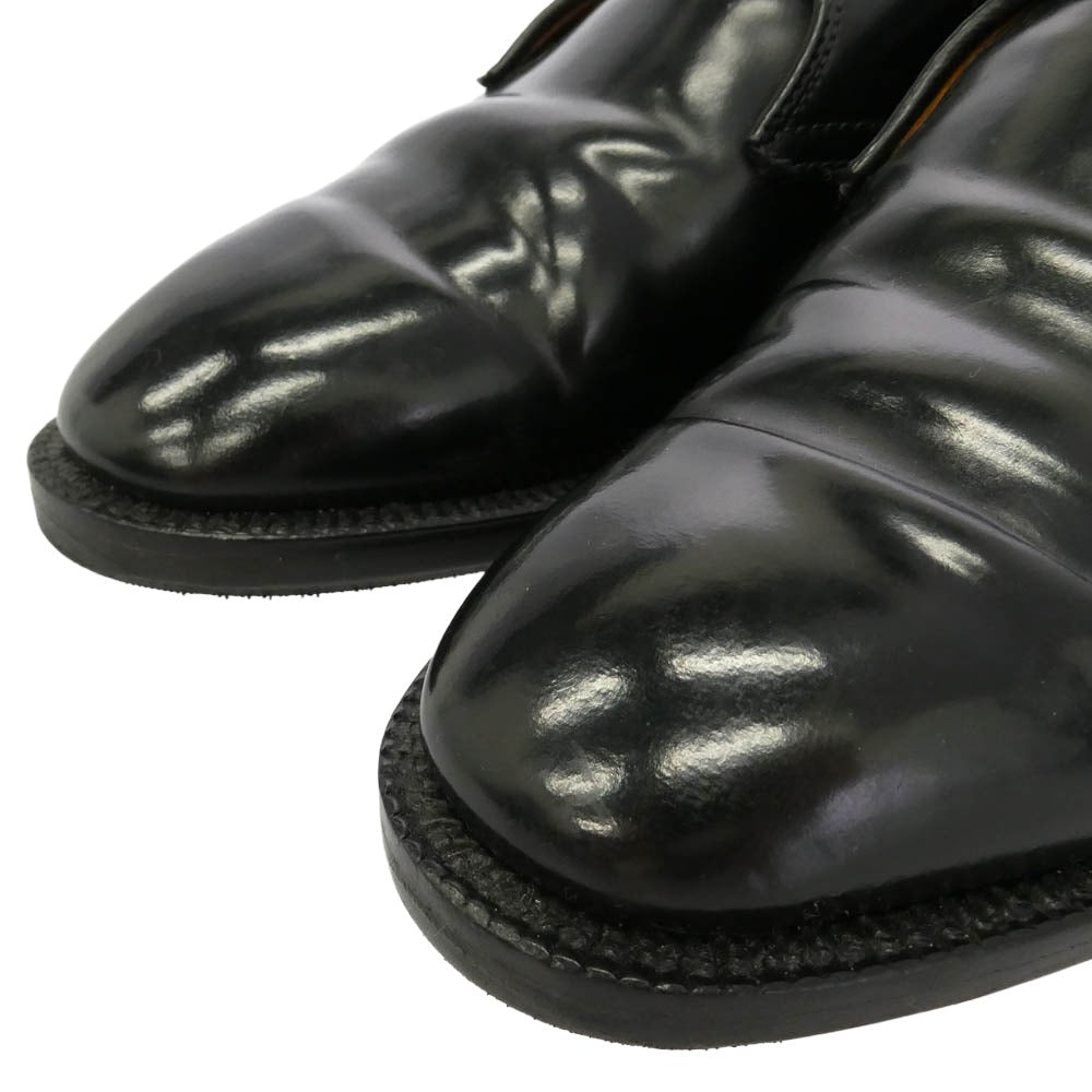 ALDEN オールデン コードバン シングルモンクストラップ レザーシューズ ブラック系 6【中古】