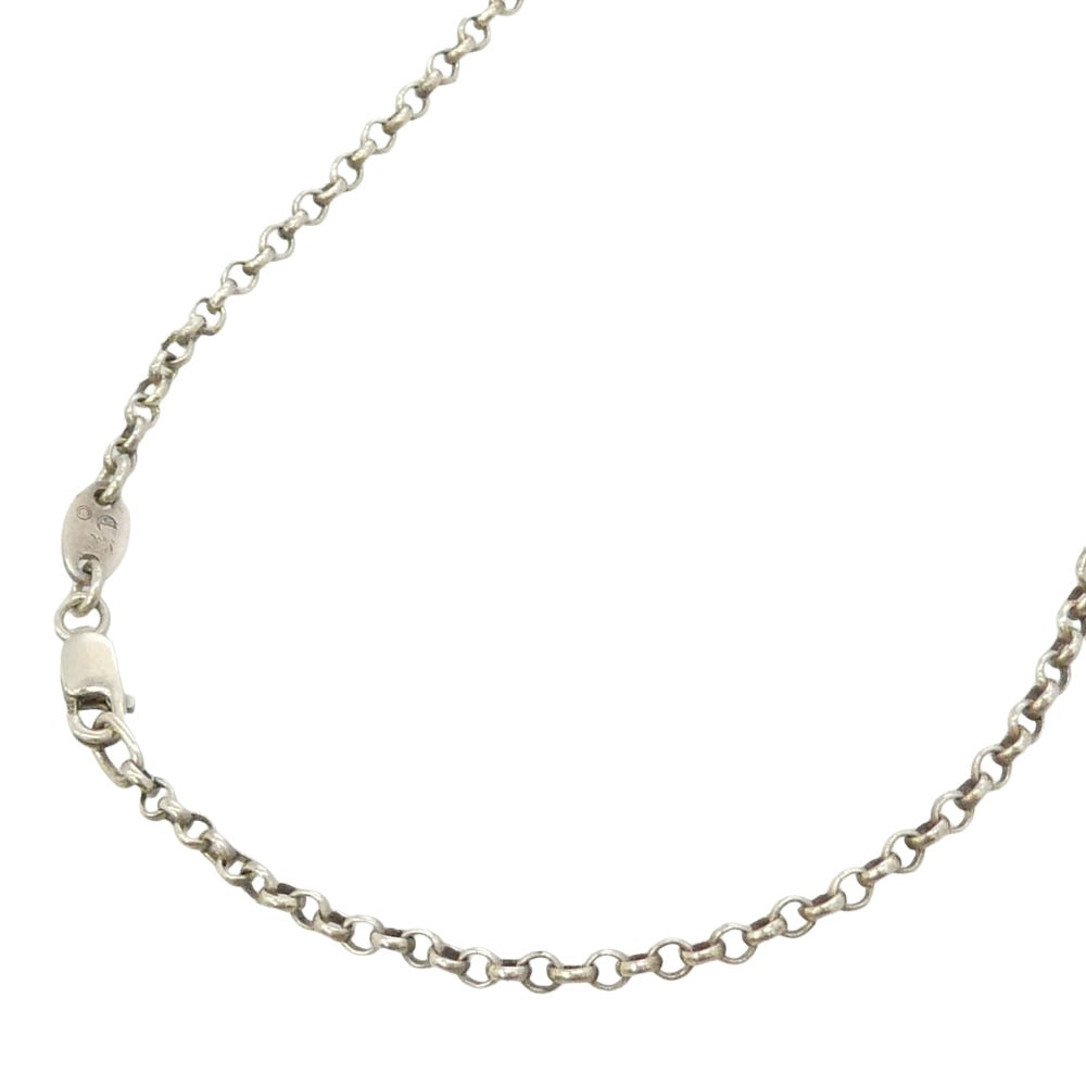 CHROME HEARTS クロムハーツ（原本無） NECKCHAIN 18inch R18 ロールチェーン 18インチ ネックレス シルバー系【中古】