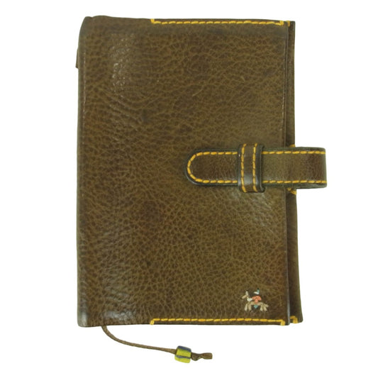 アンリークイール HOBONICHI TECHO ほぼ日手帳 レザー 手帳カバー イタリア製 ブラウン系【中古】