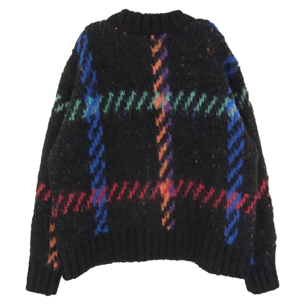 Sacai サカイ 23AW 23-03202M Jacquard Knit Pullover ジャガード ニット プルオーバー セーター ブラック系 1【中古】