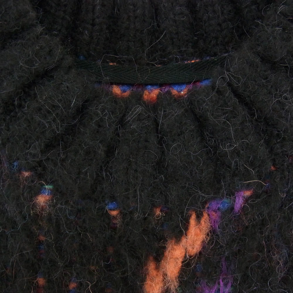 Sacai サカイ 23AW 23-03202M Jacquard Knit Pullover ジャガード ニット プルオーバー セーター ブラック系 1【中古】