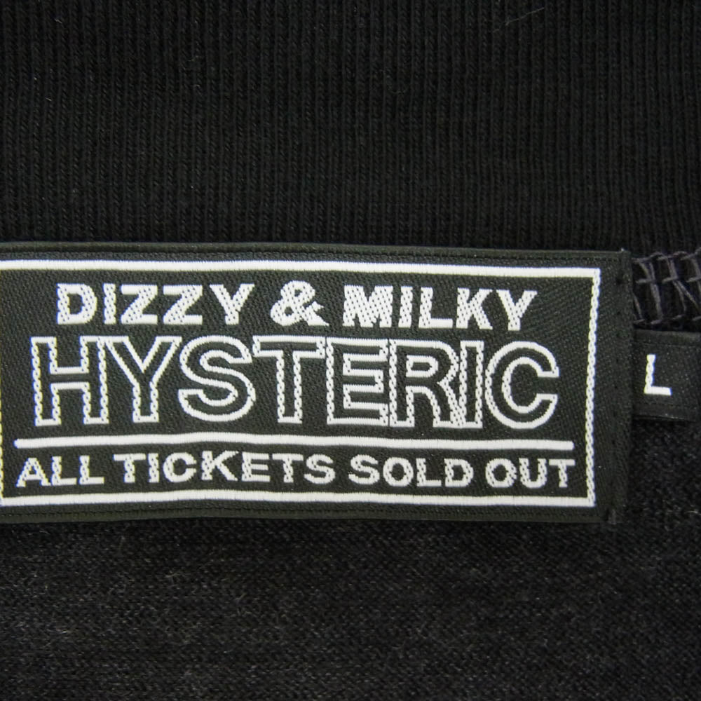 HYSTERIC GLAMOUR ヒステリックグラマー 26SS 02261CJ06 DEVIL WOMAN デビル ウーマン ジャンパー ブルゾン チャコール系 L【中古】