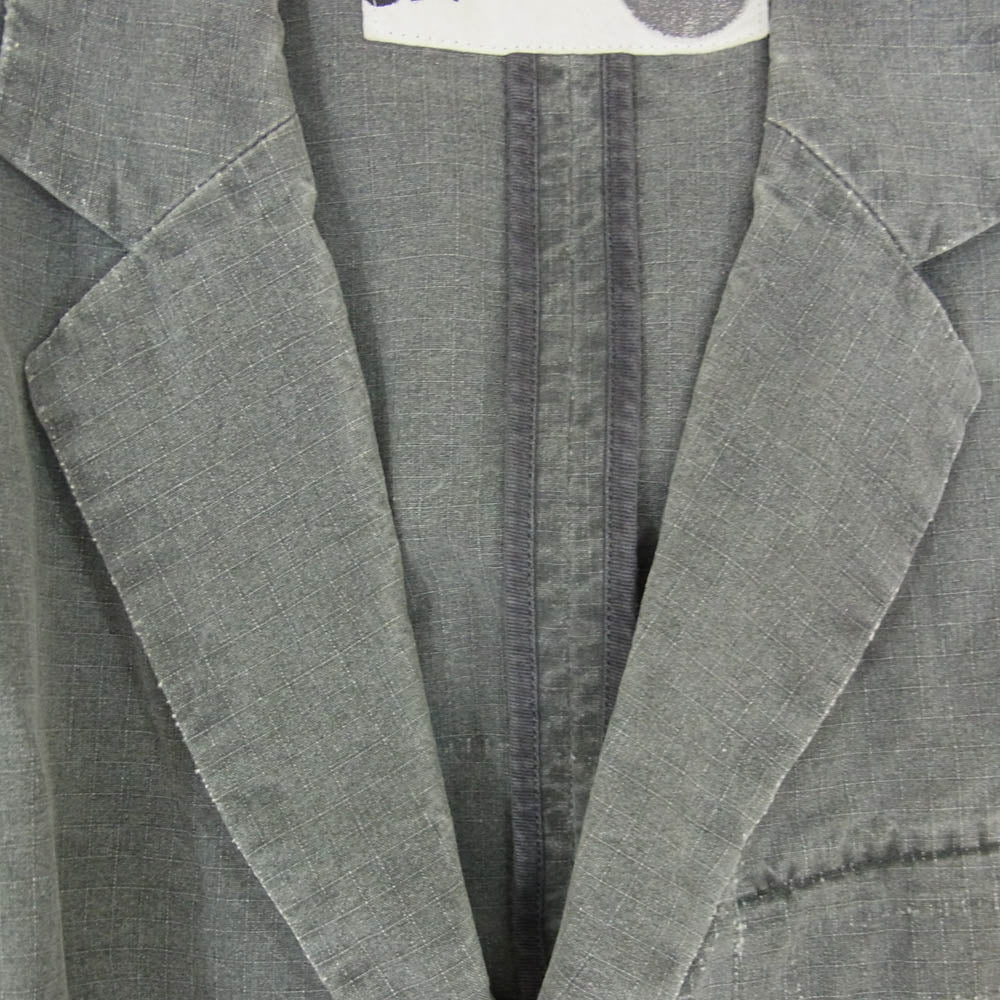 UNDERCOVER アンダーカバー 99SS Ｇ200 RELIEF期 TAILORED JACKET archive アーカイブ リップストップ テーラード ジャケット グレー系 L【中古】