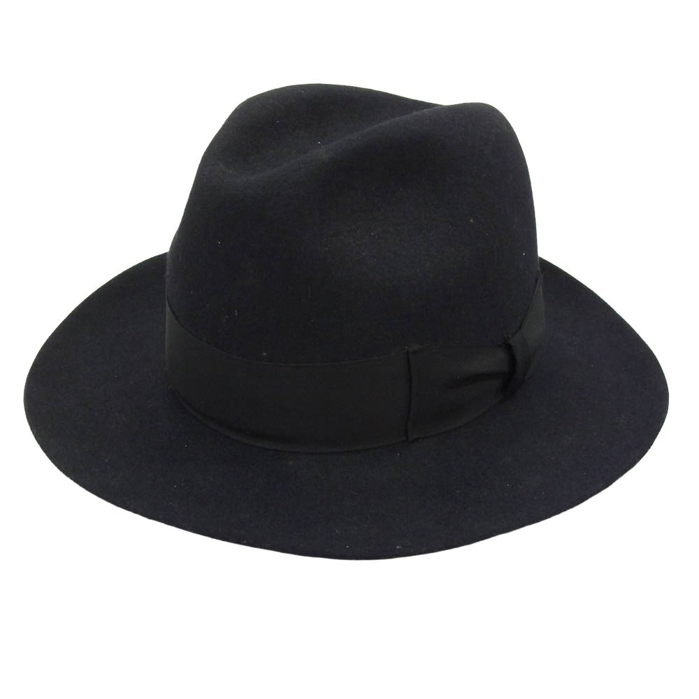 WACKO MARIA ワコマリア × 東京HAT ROCKERS ハットロッカーズ 中折れ ハット 帽子 ブラック系 L【中古】