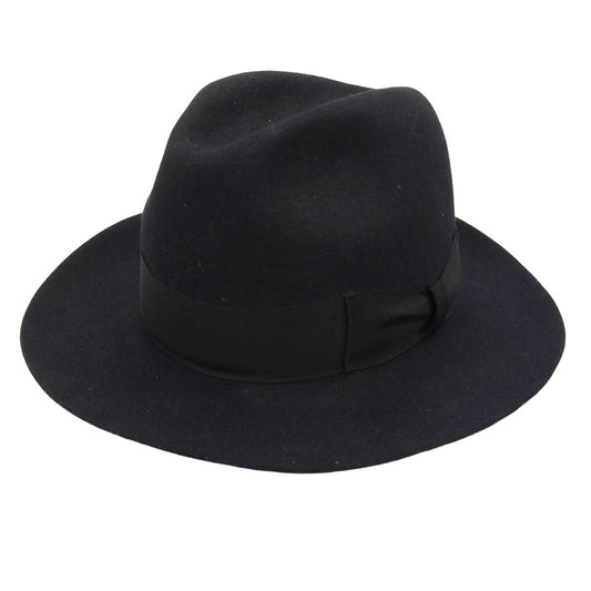 WACKO MARIA ワコマリア × 東京HAT ROCKERS ハットロッカーズ 中折れ ハット 帽子 ブラック系 L【中古】
