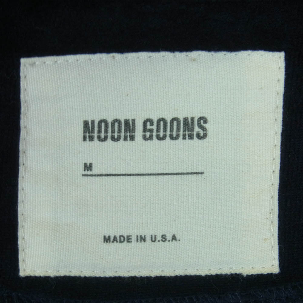 ヌーングーンズ Velour Long Sleeve Shirt ベロア ロングスリーブ 長袖 シャツ ダークネイビー系 M【中古】