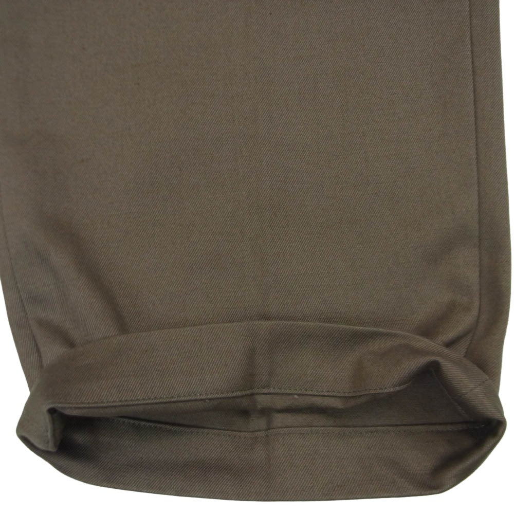Scye サイ 5121-81520 チノ スラックス ルーズフィット テーパード トラウザーズ パンツ グレイッシュブラウン系 38【中古】