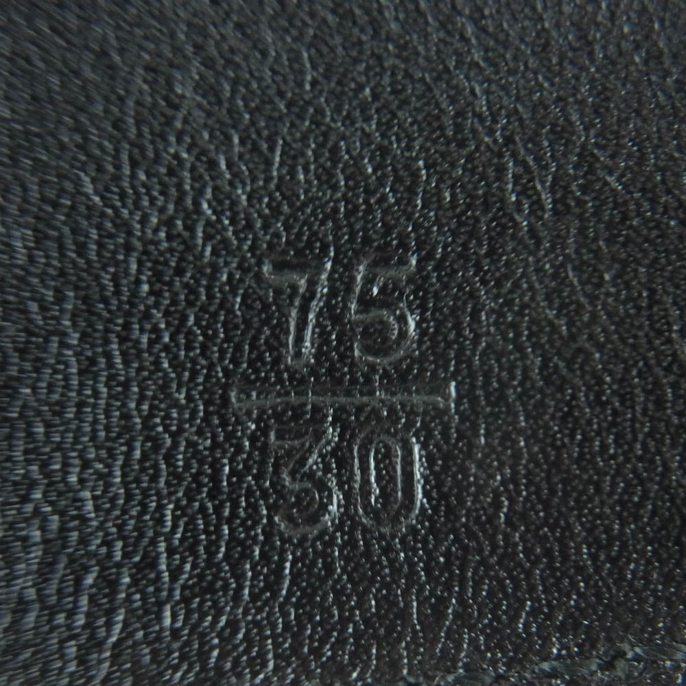 JIL SANDER ジルサンダー レザー リングバックル ベルト JC5647 T3M シルバー系 ブラック系【中古】