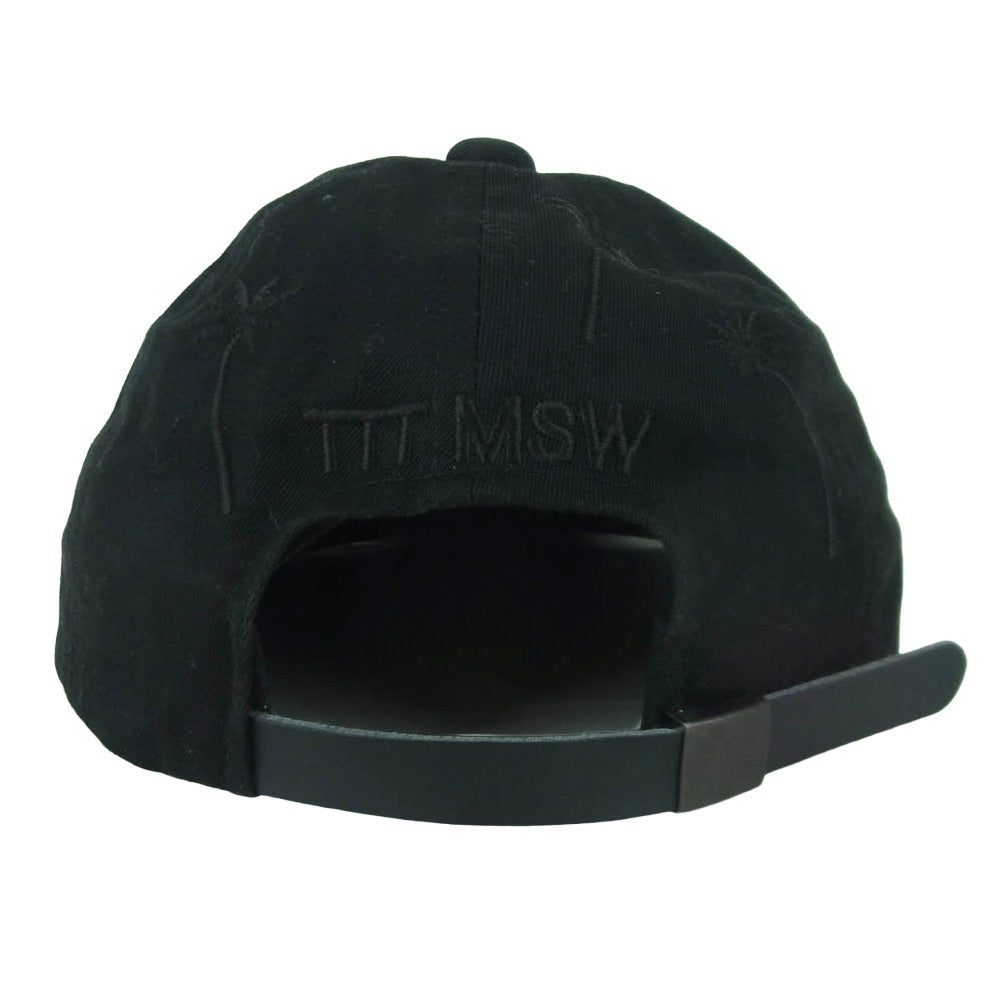 ティー 22SS TTT-2022SS-ACC08 Palm Tree Cap パームツリー 刺繍 キャップ 帽子 ブラック系 Free【中古】