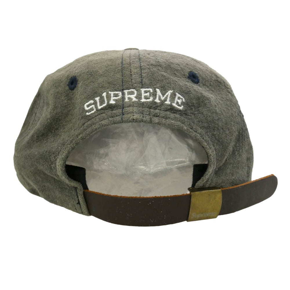【H】16AW シュプリーム スウェード S ロゴ 6パネル キャップ 帽子 Supreme シュプリーム 16AW Suede S Logo 6-Panel スエード エスロゴ