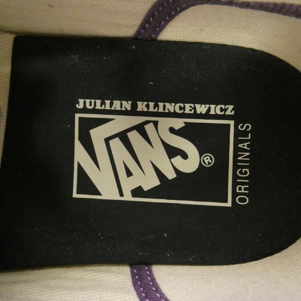 VANS VAULT バンズ ボルト x JULIAN KLINCEWICZ Style 31 スエード スニーカー パープル系 27.5cm【中古】