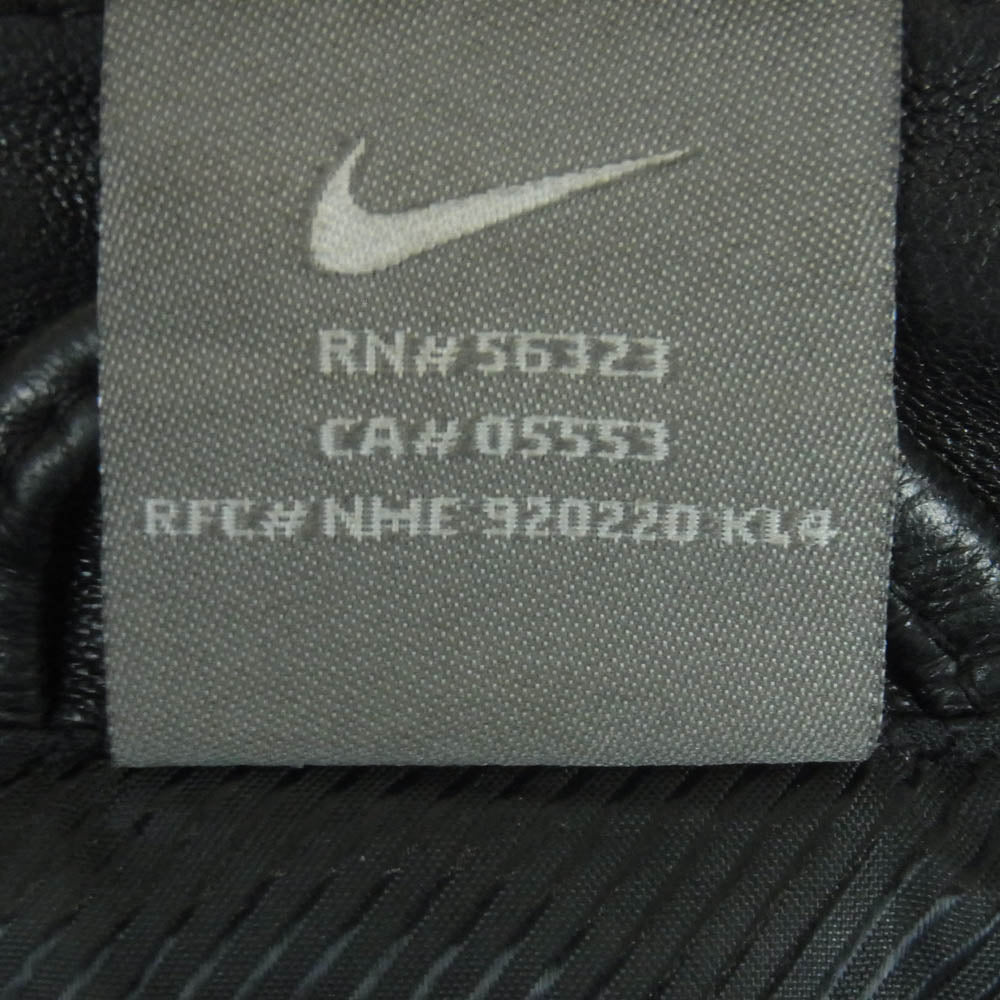 NIKE ナイキ ラムレザー 羊革 ポリエステル ブルゾン レザー