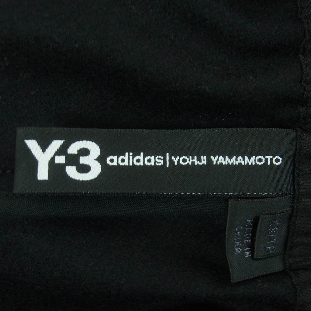 Y-3 Yohji Yamamoto ワイスリー ヨウジヤマモト 20AW CF1502 TUBE PANT ウール ウエスト ドローコード チューブ パンツ ブラック系 XS【中古】