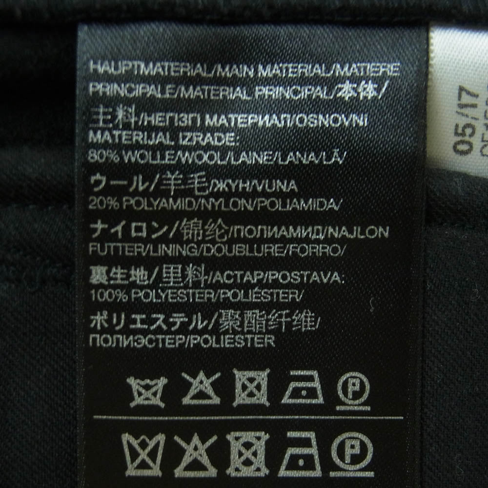 Y-3 Yohji Yamamoto ワイスリー ヨウジヤマモト 20AW CF1502 TUBE PANT ウール ウエスト ドローコード チューブ パンツ ブラック系 XS【中古】