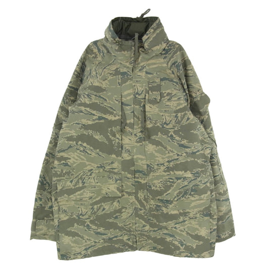 米軍 8415-01-547-3513 実物 USAF APECS ABU GORE-TEX デジタル タイガーカモ ゴアテックス パーカー カーキ系 サイズ表記無【中古】