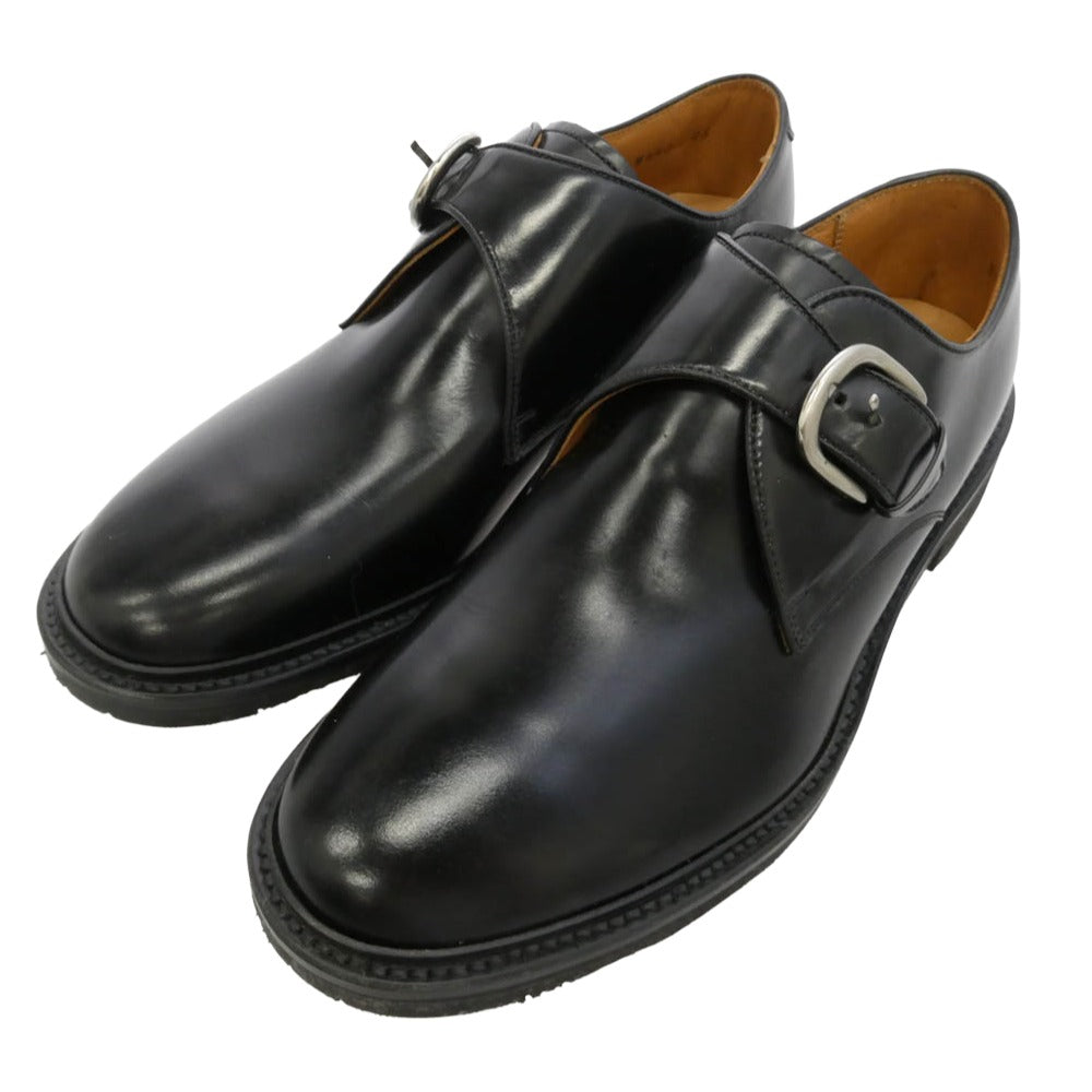 REGAL リーガル GEOX ジオエックス シングルモンク シューズ ブラック系 25cm【中古】
