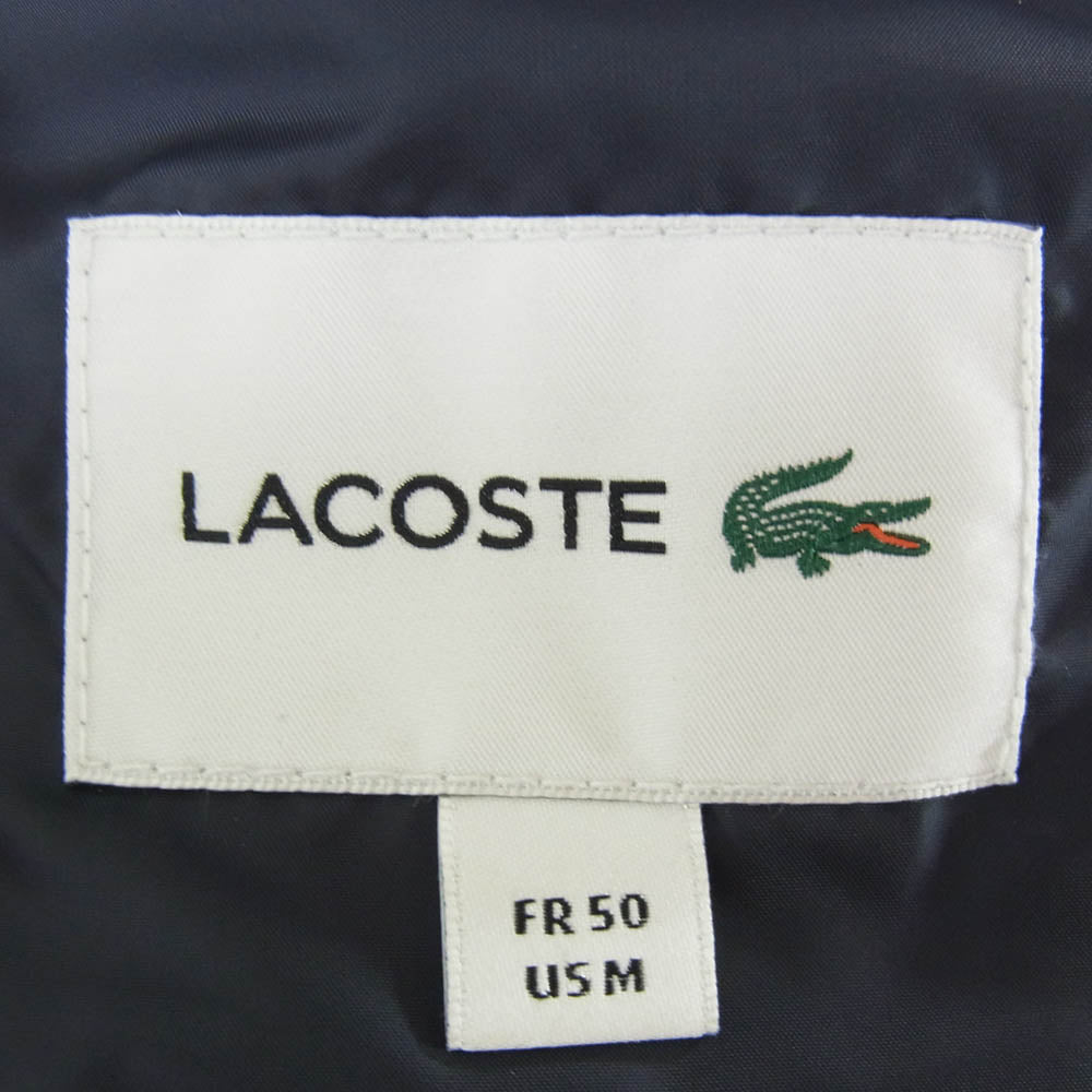 LACOSTE ラコステ BH330E faded pique down jacket ピケ ダウン ジャケット ホワイト系 M【中古】