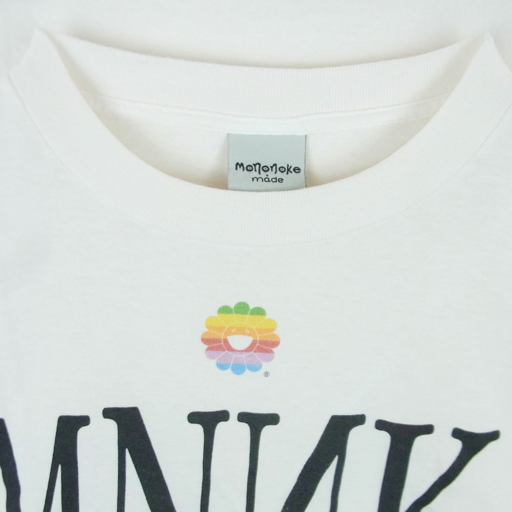SAINT MICHAEL セントマイケル 26SS MT-MK8-0000-001 mononoke made モノノケメイド クルーネック 半袖 Tシャツ カットソー オフホワイト系 XXL【中古】