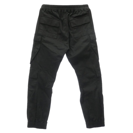 Rick Owens リックオウエンス 25SS RU01E5337-TE HOLLYWOOD期 TE素材 MASTODON MEGACARGO マストドン メガカーゴ ドローストリング パンツ ブラック系 52【中古】