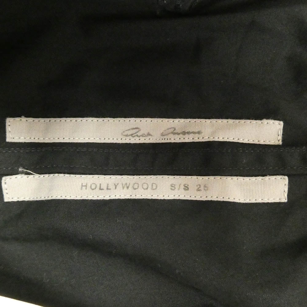 Rick Owens リックオウエンス 25SS RU01E5337-TE HOLLYWOOD期 TE素材 MASTODON MEGACARGO マストドン メガカーゴ ドローストリング パンツ ブラック系 52【中古】