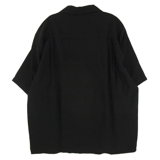 WACKO MARIA ワコマリア 26SS 26SS-WMS-OC02 SWITCHING SHIRT S/S TYPE-1 スウィッチング 半袖オープンカラーシャツ グリーン系 M【極上美品】【中古】