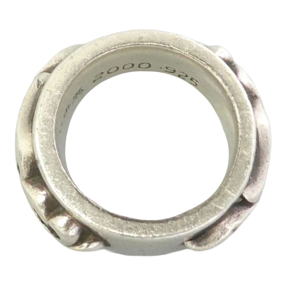 CHROME HEARTS クロムハーツ（原本無） DBL NARROW VINE BAND ダブルナロー ヴァイン バンド リング シルバー系 約11.5号【中古】