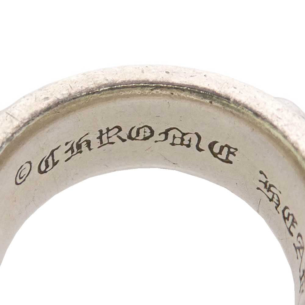 CHROME HEARTS クロムハーツ（原本無） DBL NARROW VINE BAND ダブルナロー ヴァイン バンド リング シルバー系 約11.5号【中古】