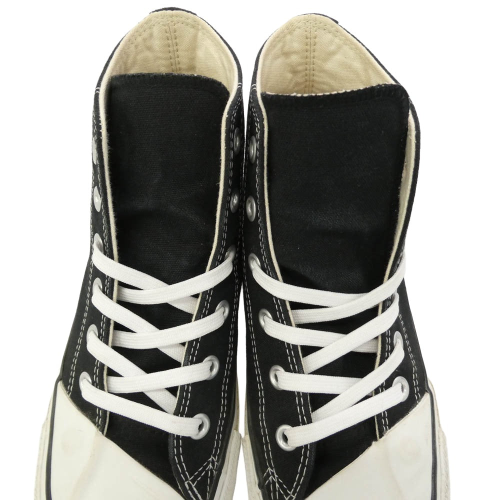 LIMI feu リミフゥ CONVERSE コンバース 1CL701 × CONVERSE ALL STAR 100 HI/LM コンバース オールスター ハイカット スニーカー ブラック系 ホワイト系 24.5cm【中古】