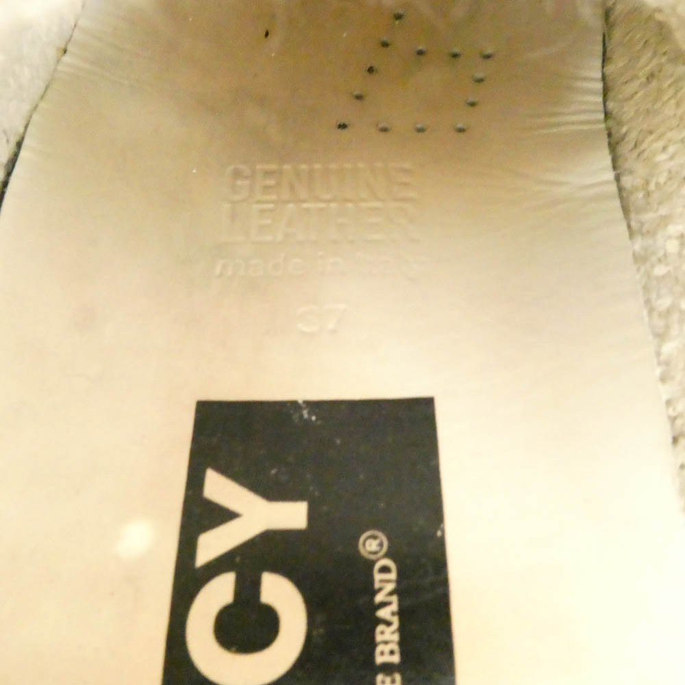 GOLDEN GOOSE ゴールデングース ヴィンテージ加工 クラック FRANCY ハイカット スニーカー オフホワイト系 37【中古】