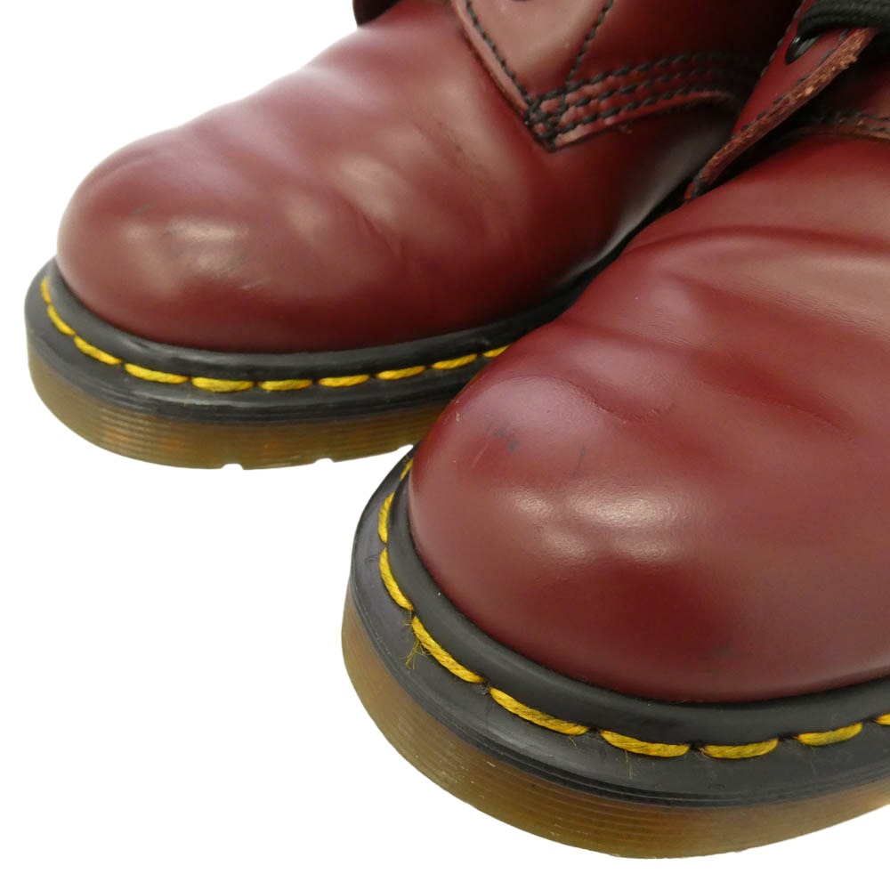 Dr.Martens ドクターマーチン 10092600 1490 10eye boot チェリーレッド 10ホール レースアップ ブーツ ワインレッド系 UK5【中古】