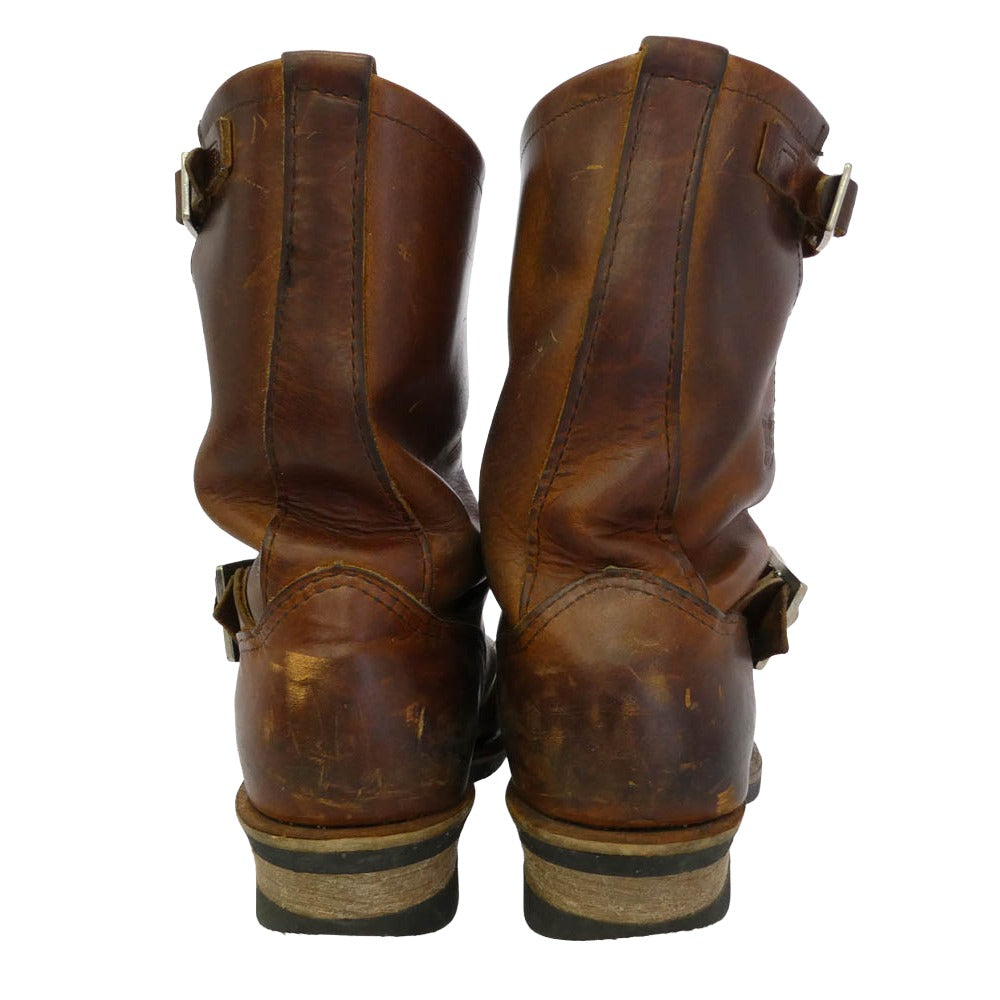 RED WING レッドウィング ENGINEER BOOTS エンジニア ブーツ ブラウン系 37【中古】